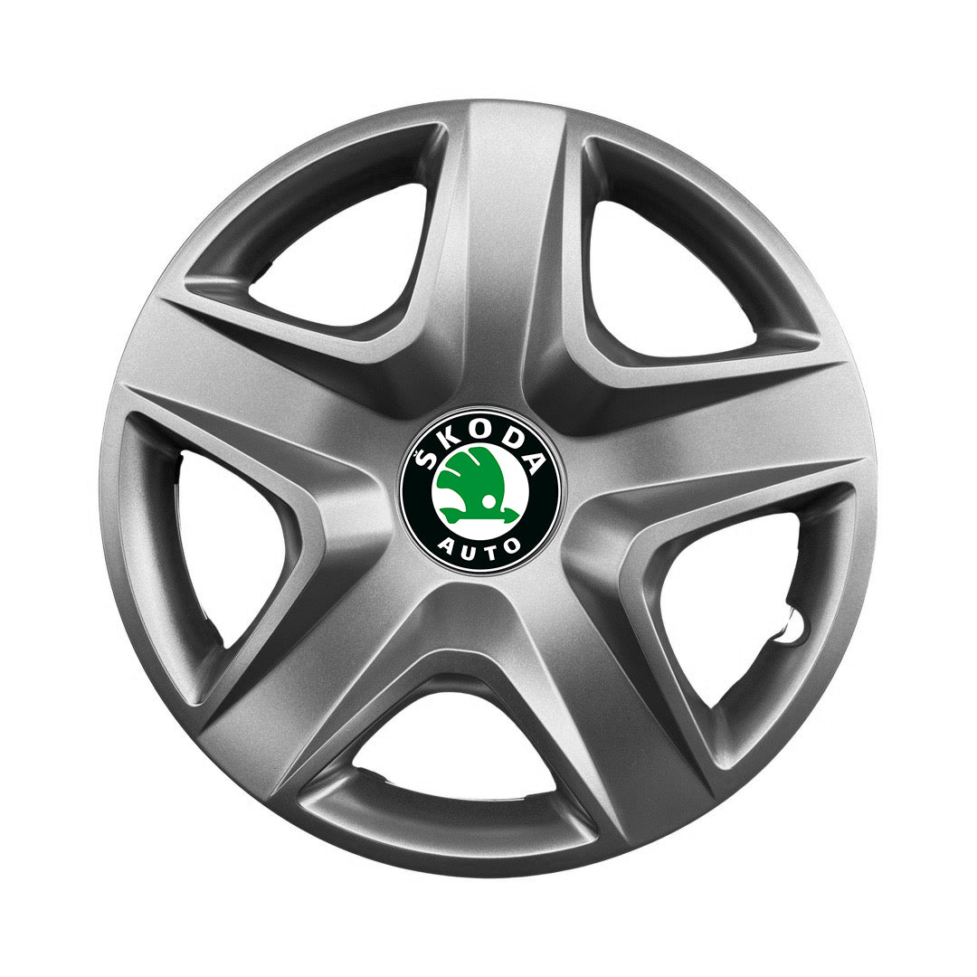 Set 4 capace roti potrivite jantelor de 16 inch compatibile SKODA Fabia ,Octavia I,II,III ,Roomster, Felicia ,Rapid ,Superb, Yeti Model-418