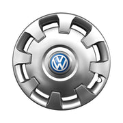 Set 4 capace roti potrivite jantelor de 15 inch compatibile VOLKSWAGEN, Model - 303, Sigla Albastra