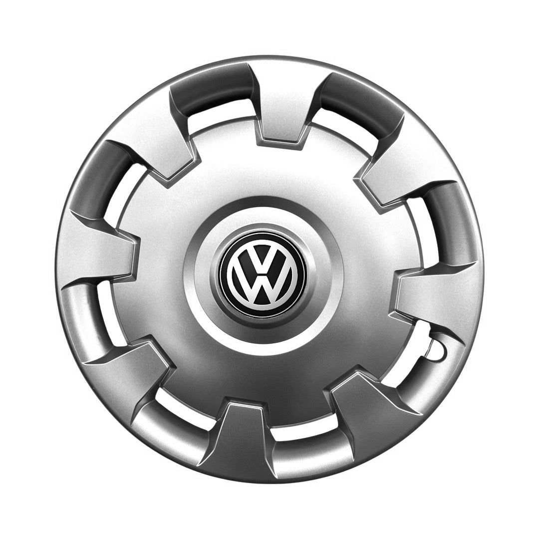 Set 4 capace roti potrivite jantelor de 15 inch compatibile VW Volkswagen Golf 4, 5, 6, 7, Passat B5, B6, B7, B8, Jeta, Polo, Sharan, Tiguan, Touran, Touareg, Caddy, Bora, - Model 303