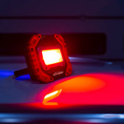 Lampă LED Reîncărcabilă AutoSSF, 1000 lm, Lumină Albă și Roșie, 4000 mAh, Suport Reglabil 180°