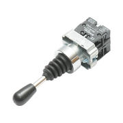 Comutator Joystick Industrial cu 2 Poziții și Revenire Automată, 2 Contacte NO, 400V, 10A, Manetă de Comandă pentru Utilaje și Panouri Electrice