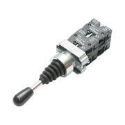 Comutator Joystick Industrial cu 4 Direcții, Revenire Automată cu Arc, 4NO, 10A, 400V
