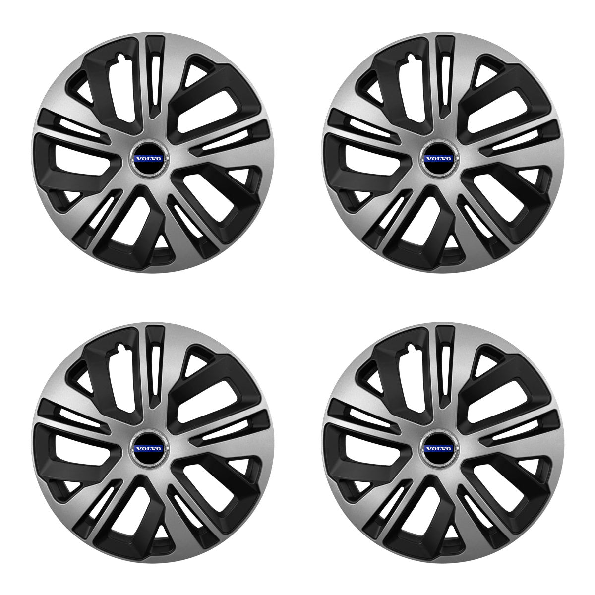 Set 4 capace 15 inch // Grafit Raven II, compatibil cu gama auto VOLVO,bi-color