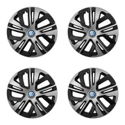 Set 4 capace 16 inch // Grafit Raven II, compatibil cu gama auto Volkswagen,bi-color, Sigla Albastra