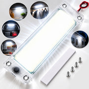 Plafonieră Auto LED COB, 12V-30V, 1900 lm, 25 cm, Lumină Alb Rece 6000K, Unghi 175°, pentru Dube, Camioane și Rulote, Gospodarie
