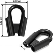 Sufa / Plasmă sintetică pentru troliu auto 9.5mm x 25m cu cârlig inclus