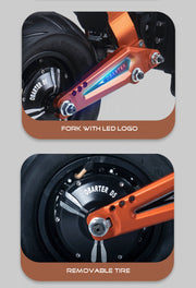 Trotineta Electrica OBARTER D5, Motor 5000W, Autonomie 120 km, Viteza 70 km/h, Acumulator 48V 35AH, Tractiune 2X2, Roti 12 inch, Pliabila, Ideala pentru Glovo/Tazz/Bolt, Negru