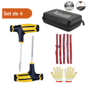 Set vulcanizare auto pentru reparatie pana anvelope, 4 piese