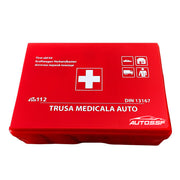 Trusa prim ajutor auto compacta, valabilitate 5 ani ,conform standard European DIN13167