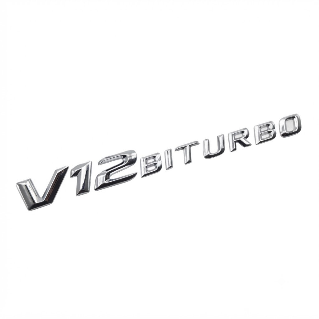 Emblema V12 Biturbo pentru aripa Mercedes-Benz