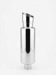 Tobă Sport Universală Auto & Moto, Full Chrome – Tapered slash cut, Silencer Reglabil, AutoSSF