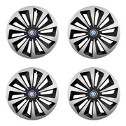 Set 4 capace 16 inch // Grafit FOX, compatibil cu gama auto Volkswagen, bi-color, Sigla Albastra (Copy)