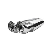 Tobă Sport Universală Curbata Cu Silencer AutoSSF – Evacuare Dublă din Oțel Inoxidabil