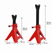Capră Auto AutoSSF, 3 Tone, Înălțime Reglabilă 290–420 mm, Blocare Automată