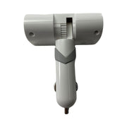 Adaptor/Incarcator AUTO triplu cu 2 mufe de bricheta si 2 USB,Cap flexibil ,ALB