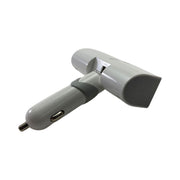 Adaptor/Incarcator AUTO triplu cu 2 mufe de bricheta si 2 USB,Cap flexibil ,ALB