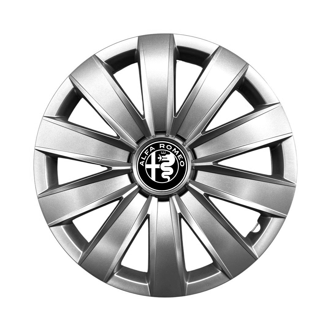 Set 4 capace roti potrivite jantelor de 16 inch compatibile Alfa Romeo, Model - 421