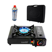 Aragaz Camping Portabil +1 rezerva Spray GAZ 227r  400ml, 2.2 kW, aprindere automata piezo