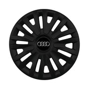 Set 4 capace roti potrivite jantelor de 16 inch compatibile AUDI, Model - 412 Black