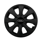Set 4 capace roti potrivite jantelor de 15 inch compatibile AUDI, Model - 316 Black Edition