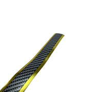 Banda CARBON+GOLD,pentru prag,portbagaj cu AUTOADEZIV 3M ,UNIVERSALA,de calitate SUPERIOARA