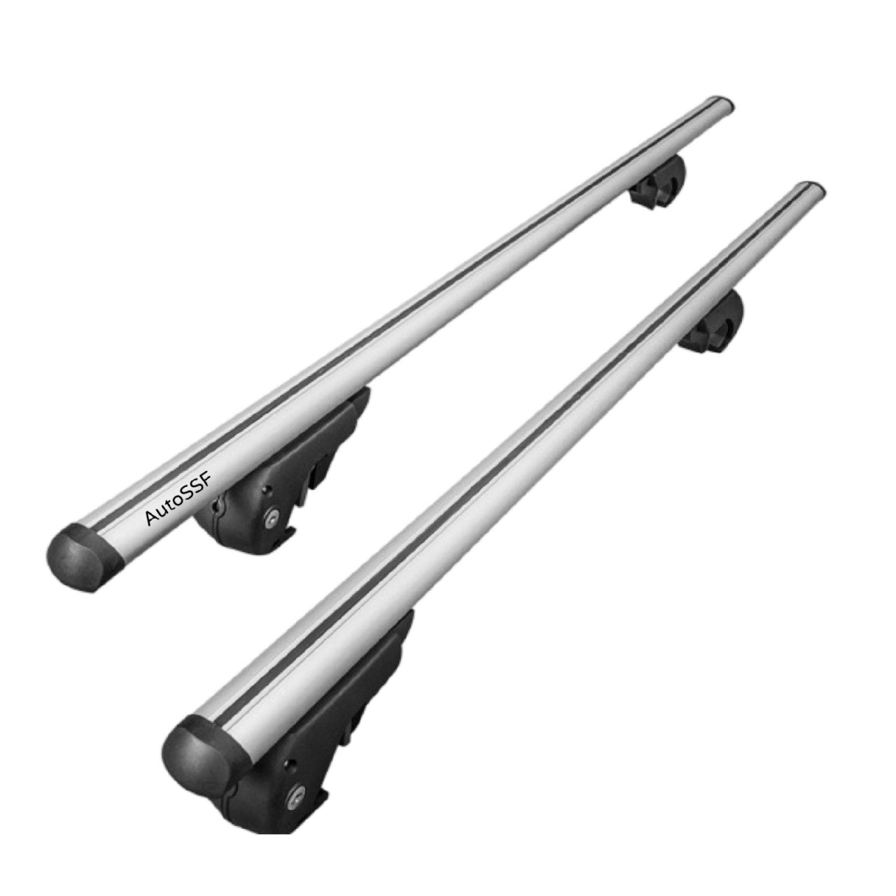 Bare portbagaj Mahindra Scorpio 2002+, AutoSSF ® 004, aluminiu, cu cheie antifurt si garnituri, montare pe barele longitudinale