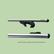 Bare portbagaj Seat Ateca 2016+, AutoSSF ® 004, aluminiu, cu cheie antifurt si garnituri, montare pe barele longitudinale