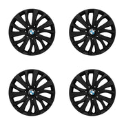 Set 4 capace roti potrivite jantelor de 15 inch compatibile BMW, Model - 345 Black Edition