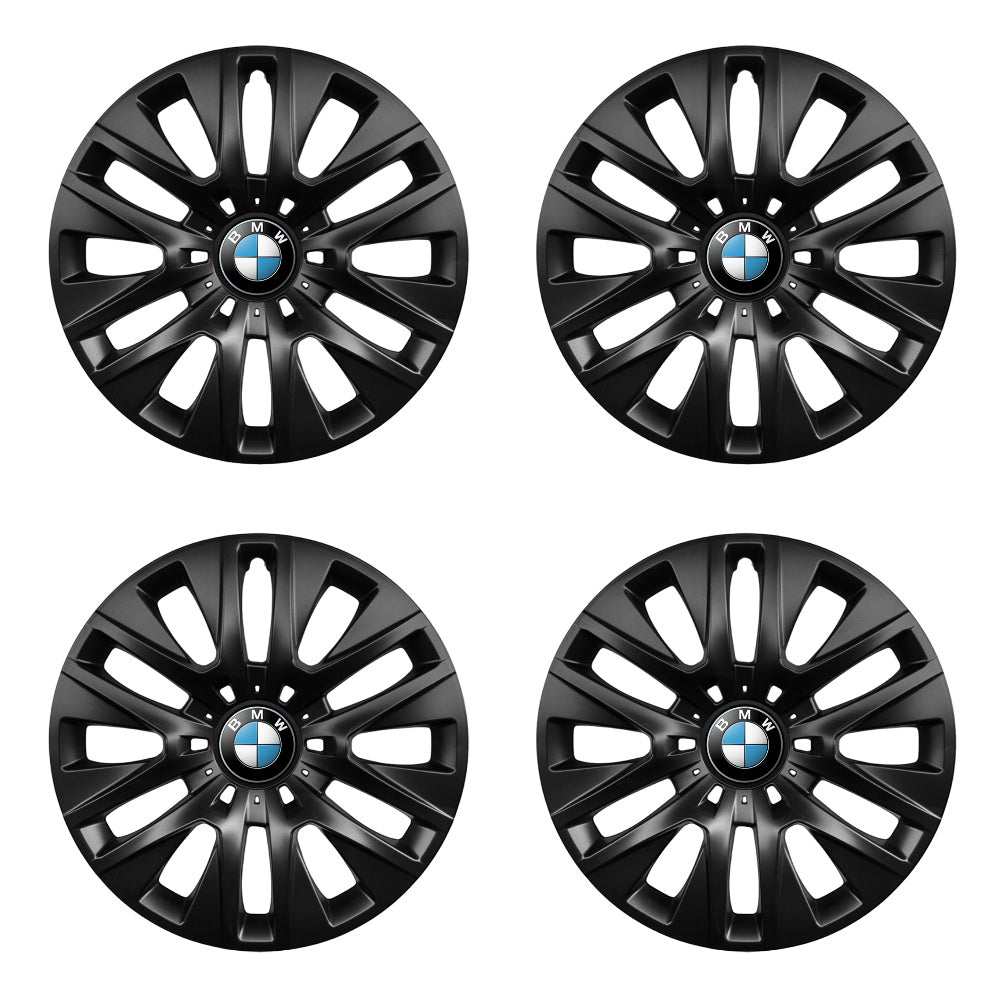 Set 4 capace roti potrivite jantelor de 16 inch compatibile BMW, Model 429 Black