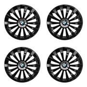 Set 4 capace 16 inch // MERIDIAN, compatibil cu gama auto BMW,negru