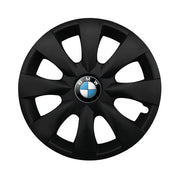 Set 4 capace roti potrivite jantelor de 15 inch compatibile BMW, Model - 316 Black Edition