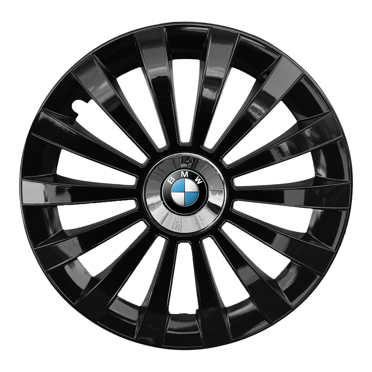 Set 4 capace 15 inch // MERIDIAN, compatibil cu gama auto BMW,negru