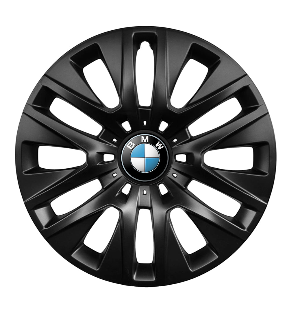 Set 4 capace roti potrivite jantelor de 16 inch compatibile BMW, Model 429 Black