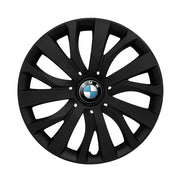 Set 4 capace roti potrivite jantelor de 15 inch compatibile BMW, Model - 345 Black Edition
