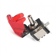 Buton ,COMUTATOR ,cu capac rosu ,metalic ,UNIVERSAL, ON/OFF potrivit pentru Sport,OFF-ROAD