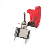 Buton ,COMUTATOR ,cu capac rosu ,metalic ,UNIVERSAL, ON/OFF potrivit pentru Sport,OFF-ROAD