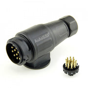 Cablu/Adaptor 13-2x7 pini pentru RULOTA ,negru ,calitate superioara