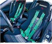 Centura de siguranta cu prindere in 4 puncte, AutoSSF ® latime 75 mm, reglabila, cu eliberare rapida, verde, pentru off-road, rally, dragracing, drifting, karting