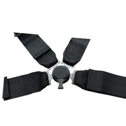 Centura de siguranta cu prindere in 4 puncte, AutoSSF ® latime 75 mm, reglabila, cu eliberare rapida, negru, pentru off-road, rally, dragracing, drifting, karting