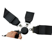 Centura de siguranta cu prindere in 4 puncte, AutoSSF ® latime 75 mm, reglabila, cu eliberare rapida, negru, pentru off-road, rally, dragracing, drifting, karting