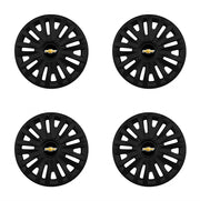 Set 4 capace roti potrivite jantelor de 16 inch compatibile CHEVROLET, Model 412 Black