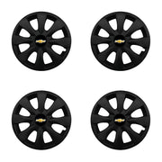 Set 4 capace roti potrivite jantelor de 15 inch compatibile CHEVROLET, Model - 316 Black Edition