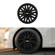 Set 4 capace roti potrivite jantelor de 16 inch compatibile CHEVROLET, Model 412 Black