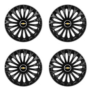Set 4 capace 16 inch // DINO, compatibil cu gama auto CHEVROLET,negru