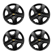 Set 4 capace roti potrivite jantelor de 15 inch compatibile CHEVROLET, Model 340 Black