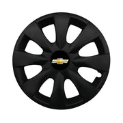 Set 4 capace roti potrivite jantelor de 15 inch compatibile CHEVROLET, Model - 316 Black Edition
