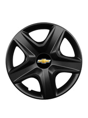 Set 4 capace roti potrivite jantelor de 15 inch compatibile CHEVROLET, Model 340 Black