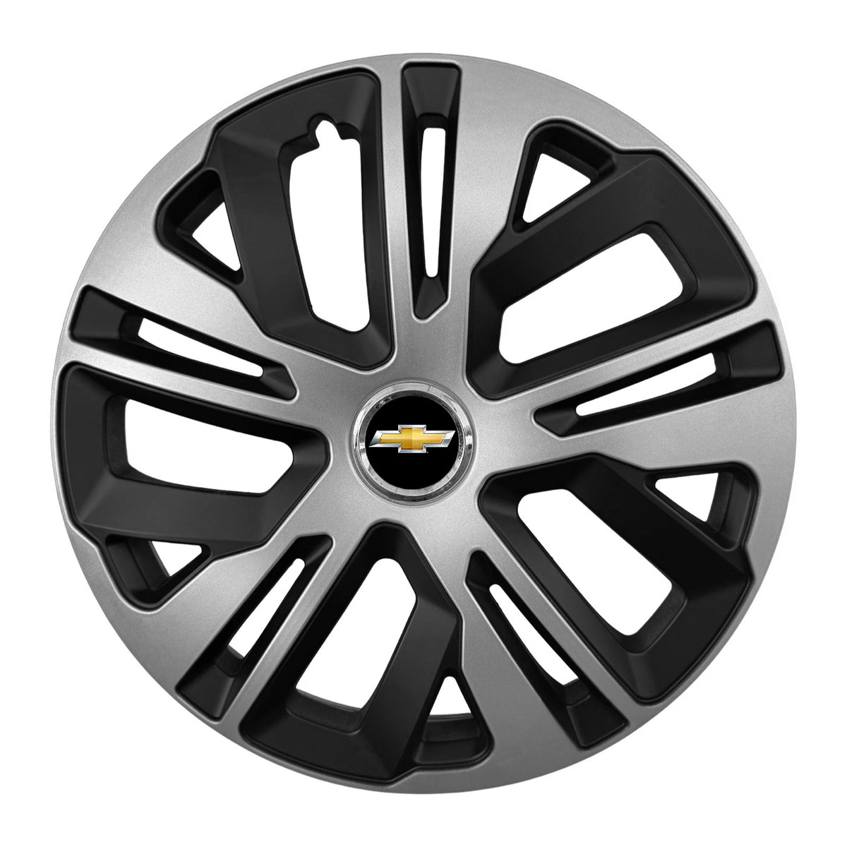 Set 4 capace 15 inch // Grafit Raven II, compatibil cu gama auto CHEVROLET,bi-color