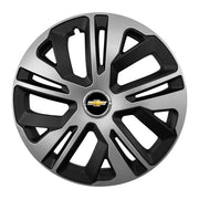 Set 4 capace 15 inch, Grafit Raven II, compatibil cu gama auto CHEVROLET, bi-color