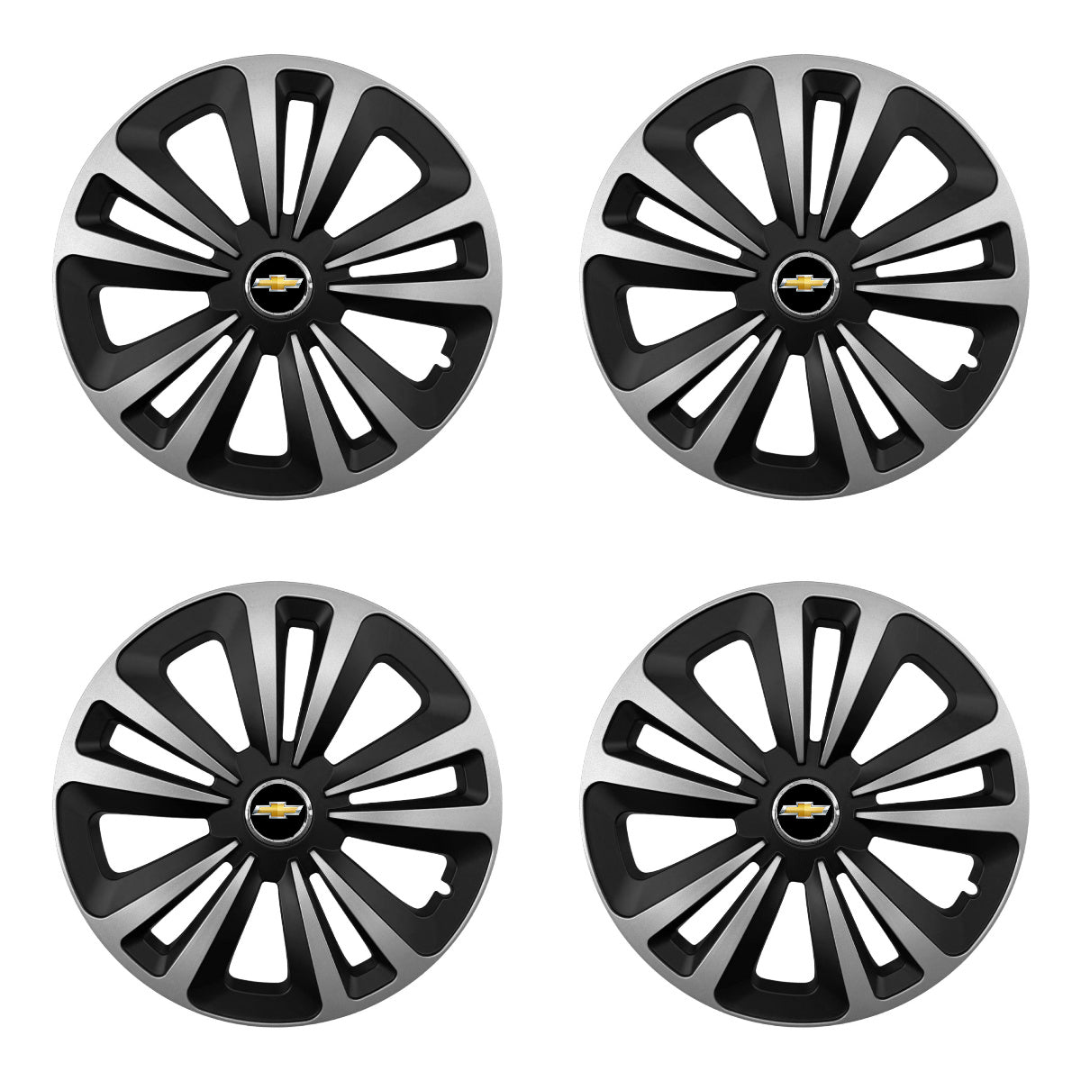 Set 4 capace 16 inch // Grafit TERRA II, compatibil cu gama auto CHEVROLET,bi-color